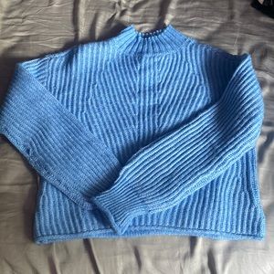 Baby Blue Knit Sweater